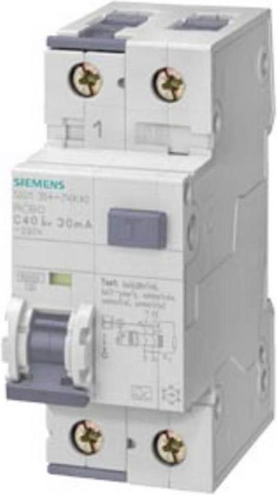 Produktbild Siemens FI/LSSchalter kAN Typ F kurzzeitverzögert K 30 mA CChar In