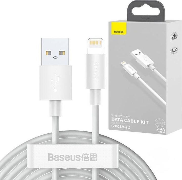Actual product image Baseus USB A – Lightning (1.50 m, USB 2.0, 10 W)
