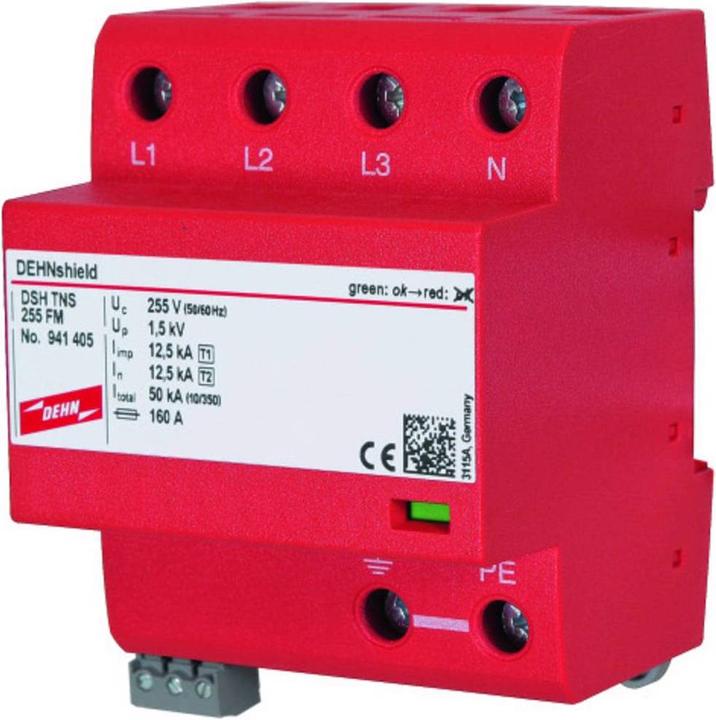 Actual product image Dehn SOEHNE application-optimized DSH TNS 255 FM shield combination arrester