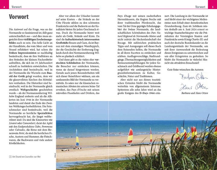 Produktbild Reiseführer Normandie (Deutsch, Hans Otzen, Barbara Otzen, 2025)