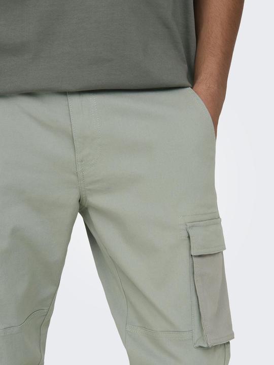 Actual product image Only & Sons ONSCAM STAGE CARGO CUFF PK 6687 Cargo Trousers (W31/L30)