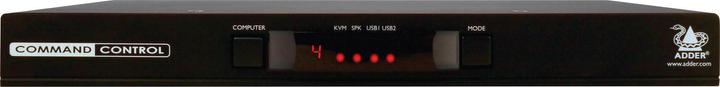 Produktbild Adder CCS-PRO4 Tastatur/Video/Maus (KVM)-Switch Schwarz