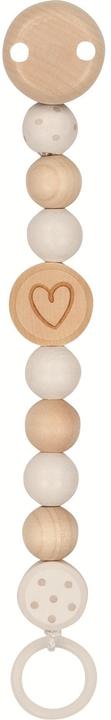 Actual product image Goki Pacifier chain heart (1 x, from birth)