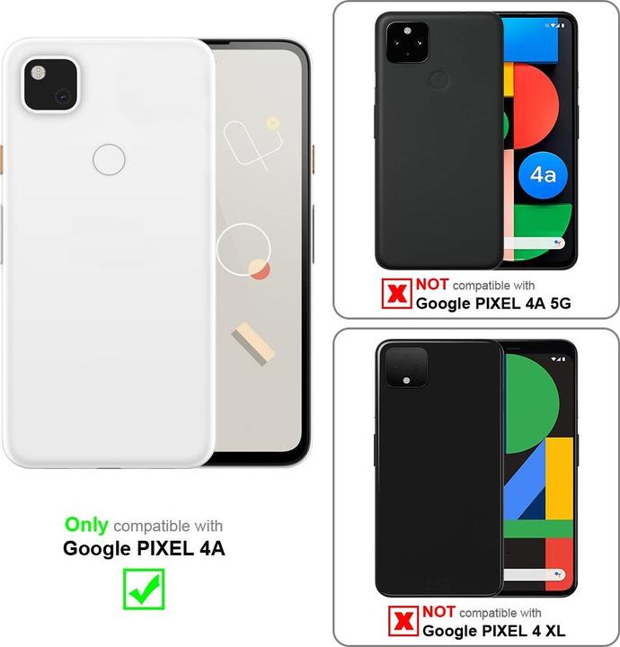 Actual product image Cadorabo Case for Google PIXEL 4A with belt clip (Google Pixel 4a)