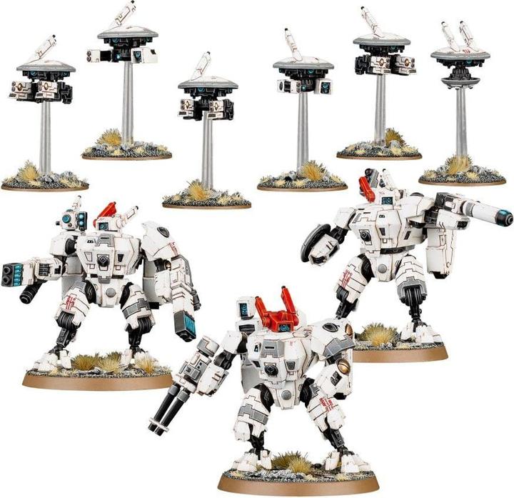 Image du produit Games Workshop Warhammer 40k - Tau XV8 Crisis Battlesuit Team