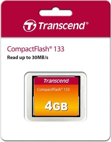 Actual product image Transcend CompactFlash Ultra Speed (4 GB, CF)
