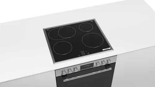 Produktbild Bosch Hausgeräte Built-in cooker set, HEG517BB4 + NIF645CB5E, Built-in cooker, Induction hob, HND615LS62