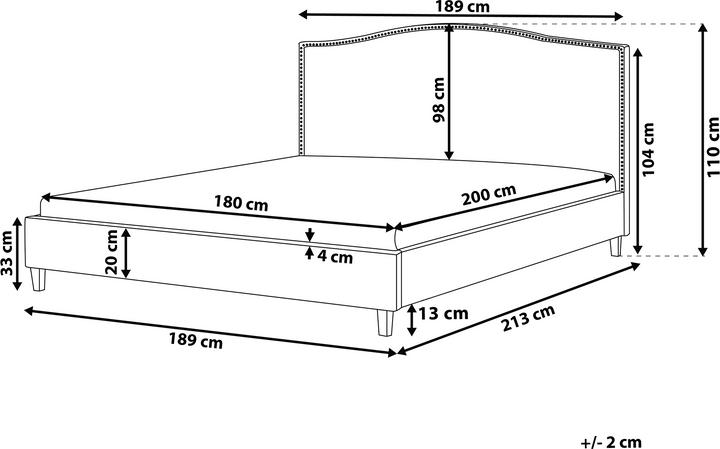 Actual product image Beliani Montpellier (180 x 200 cm)