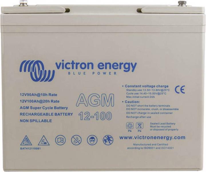 Victron Energy Bleiakku AGM Super Cycle (12 V, 100 Ah)