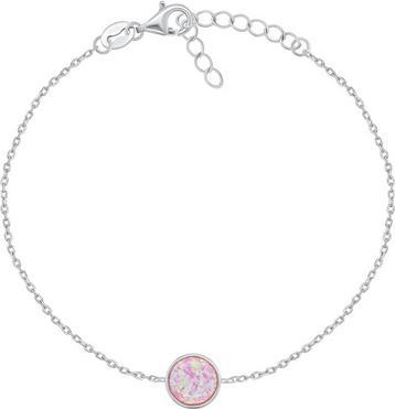 Brilio Silver - Silver bracelet with synthetic opal BRC124WP