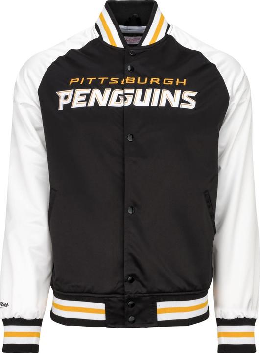 Produktbild Mitchell & Ness M&N Primetime LW Satin Jacke - Pittsburgh Penguins - XL (XL)