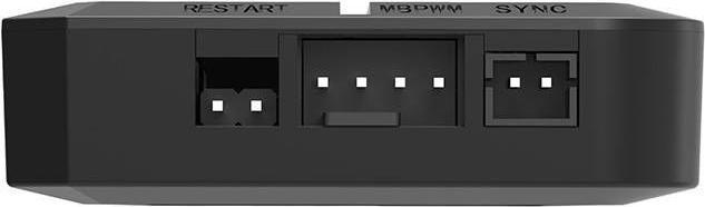 Actual product image Aigo APC1 RGB PWM Fan control box for computer + remote controller (black)