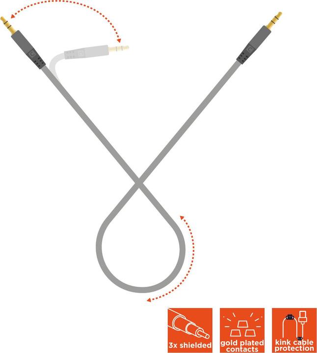 Produktbild Celexon 3,5mm Stereo Klinke Audiokabel 10,0m - Professional Line (10 m, 3.5mm Klinke (AUX))