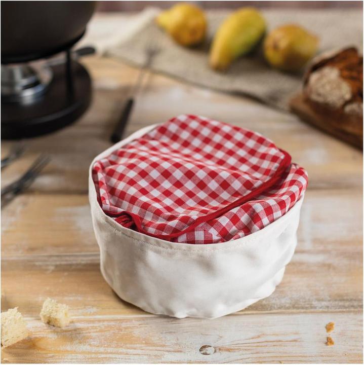 Actual product image Kuhn Rikon Fondue bread bag check pattern