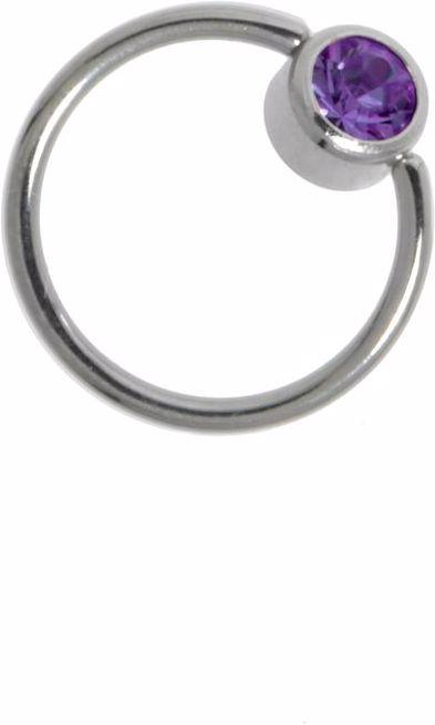 Bijouteria Dünne Piercings (Chirurgenstahl 316L, Kristall)