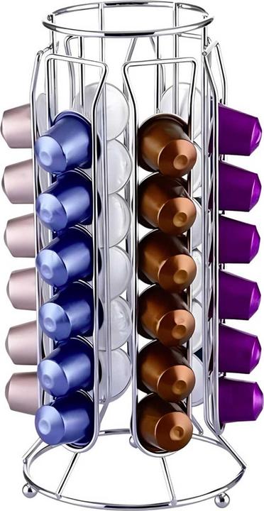Actual product image Cheffinger Dispenser for 36 Tour Élancé metal Nespresso capsules