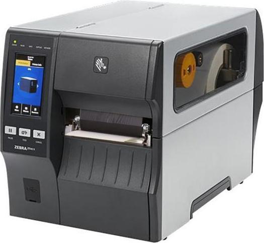 Produktbild Zebra ZT411, 12 Punkte/mm (300dpi), Cutter, Disp. (Farbe), RTC, EPL, ZPL, ZPLII, USB, RS232, BT, Eth (300 dpi)