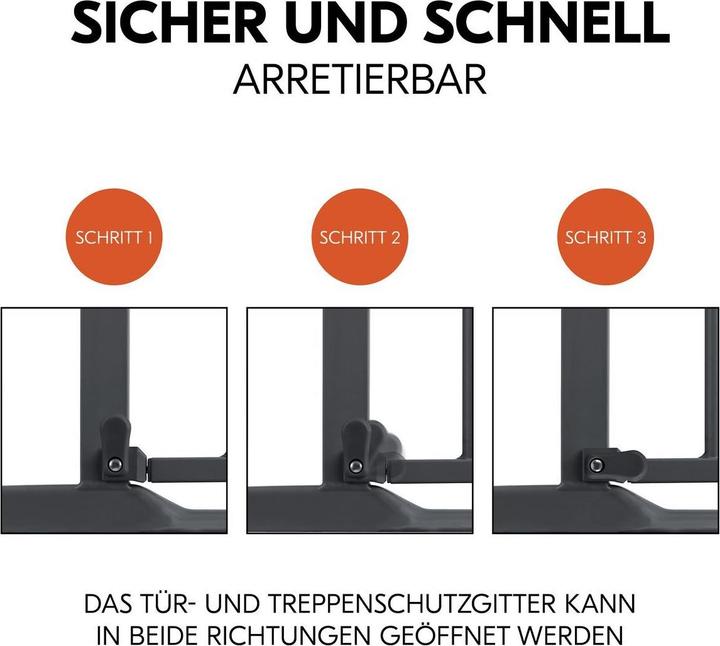 Produktbild Hauck Tür- & Treppenschutzgitter Türschutzgitter / Treppenschutzgitter Clear (75 cm)