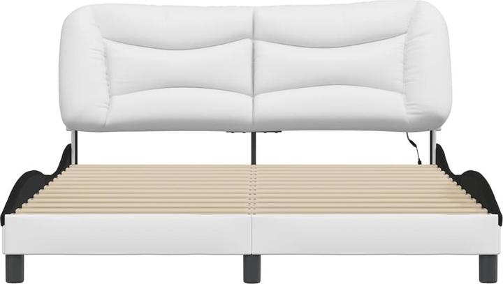 Produktbild VidaXL Bettgestell mit LED Kunstleder (160 x 200 cm)