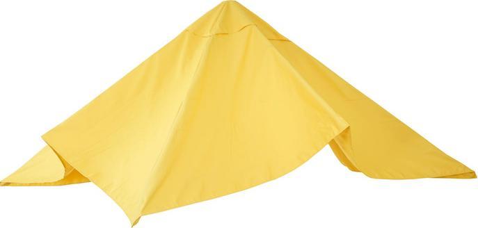 Produktbild Swisshandel24 Bezug für Luxus-Ampelschirm, Sonnenschirmbezug Ersatzbezug, 3x3m (Ø4,24m) Polyester 2,7kg gelb (2.95 m)