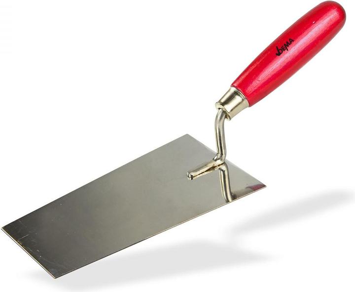 Actual product image Dema Putzkelle Maurerkelle Glättkelle Trapez Kelle Spachtel Kelle Kellen Set 3 tlg. (1.10 cm)