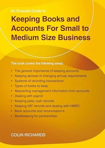 Produktbild Keeping Books And Accounts For Small To Medium Size Business (Englisch, Colin Richards, 2023)