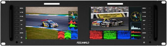 Feelworld D71 PLUS Dual Rack Monitor SDI