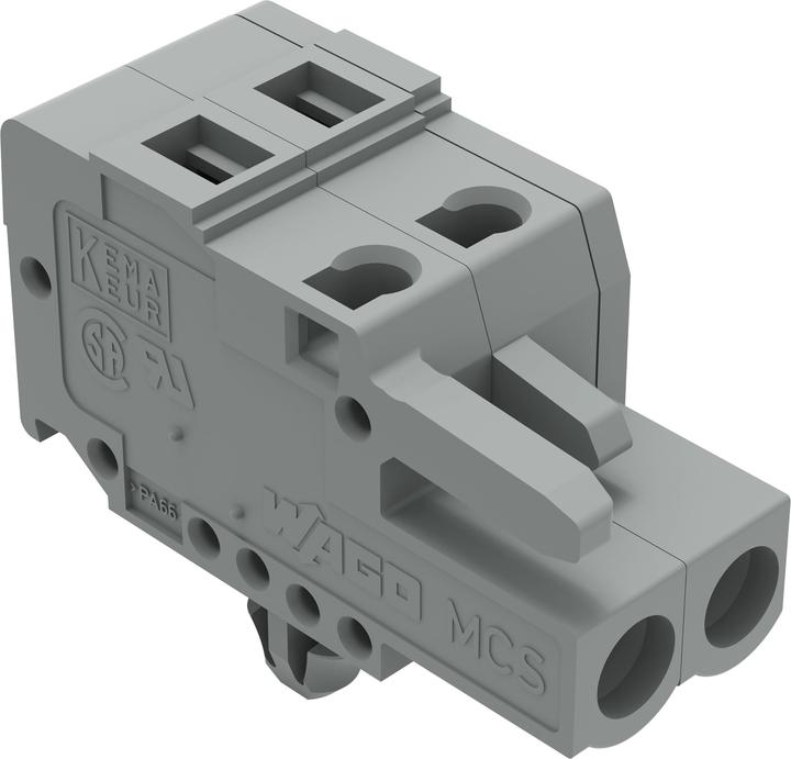 Produktbild Wago Federleiste Grau 231-105/008-000 Inhalt: 100 St. (231-105/008-000)