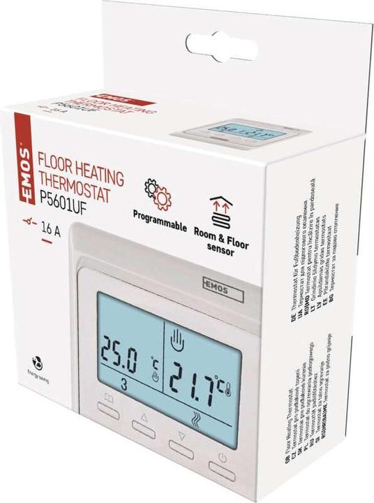 Produktbild Emos Fussbodenheizung-Thermostat P5601UF, programmierbar, verkabelt