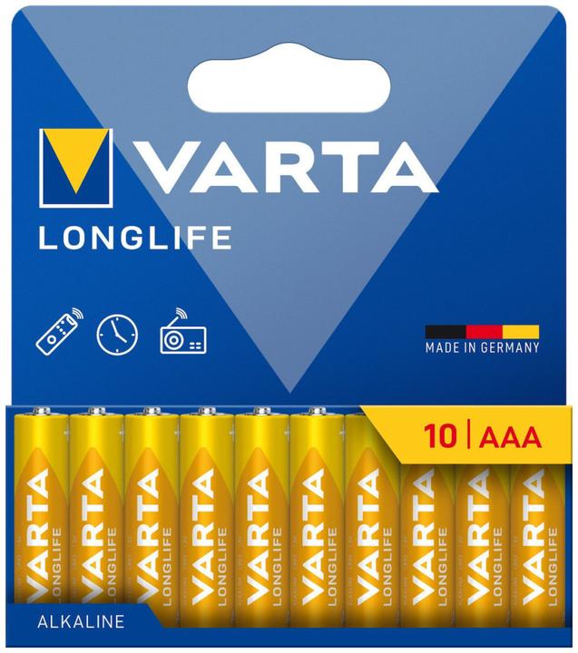Actual product image Varta Battery LONGLIFE AAA NEW (10 pcs., AAA, 1200 mAh)