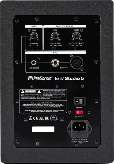 Actual product image PreSonus Eris Studio 5 monitor box with jack cable (Active, 1 pc.)
