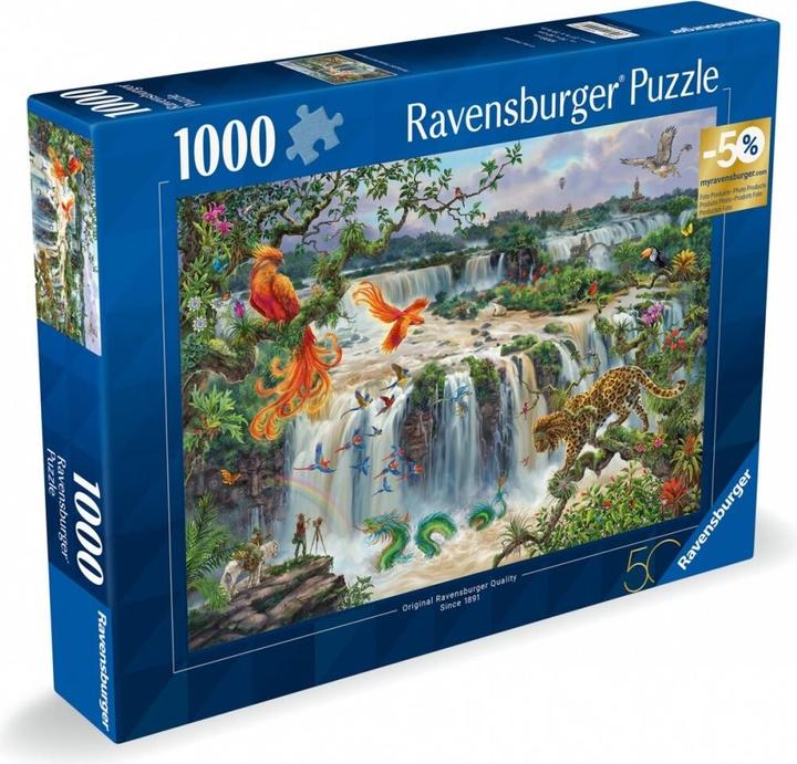 Actual product image Ravensburger Puzzle 12001090 - Fantastic waterfall of Iguazú - 1000 pieces jigsaw puzzle for (1000 pieces)