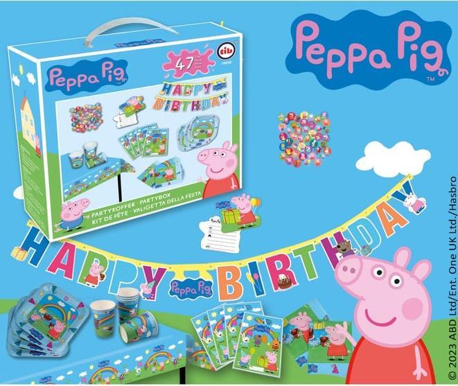 Actual product image Tib Party suitcase Peppa-Pig 51 pcs.