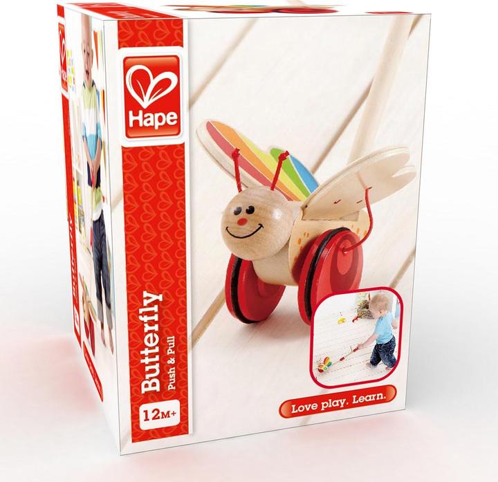 Actual product image Hape Sliding butterfly