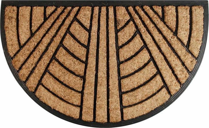 Mojawo Dirt-trapping mat Doormat shoe scraper 45x75 cm semicircular (45 x 75 cm)