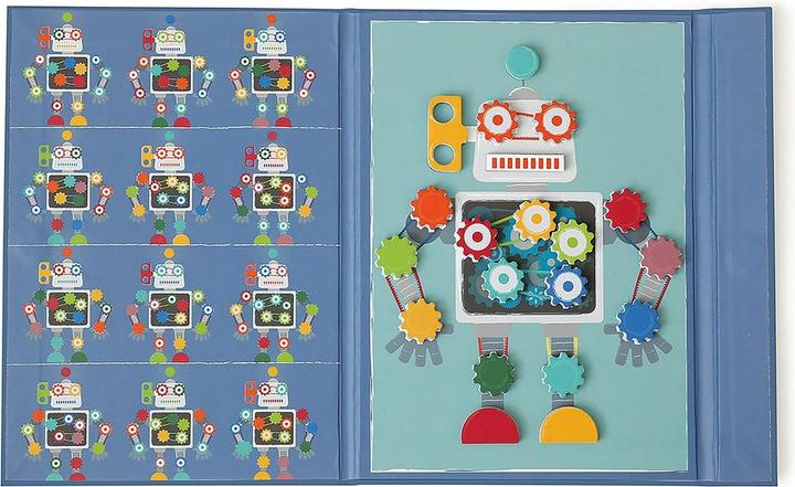 Actual product image Scratch Magnet game robot (English)