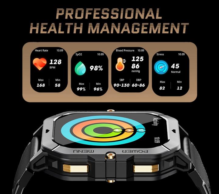Produktbild Herren-Smartwatch RNCF23-1 SCHWARZ