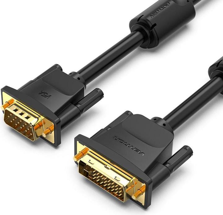 Produktbild Vention DVI(24 5) to VGA Cable 3m EACBI (Black) (3 m, DVI)