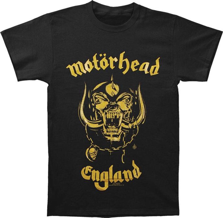 Produktbild Motorhead England Classic Gold TShirt (M)