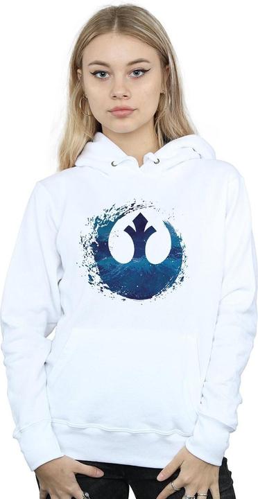 Immagine prodotto Star Wars The Rise Of Skywalker Resistance Symbol Wave Felpa con Cappuccio Donna (XL)