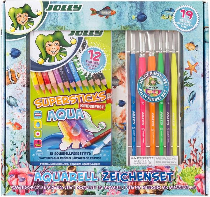 Actual product image Jolly Watercolour Drawing Set (Multicoloured)