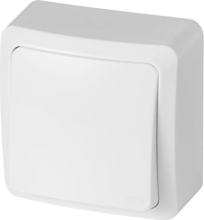 Elektro-Plast BERG Interrupteur d'escalier n/t 10AX IP20 blanc (3712-00)