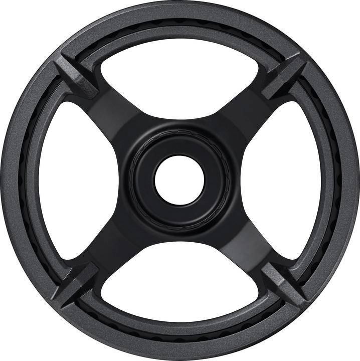 Actual product image Shimano STEPS E6100 chainring Cl:46,5mm with 2-speed with chain guard (44)