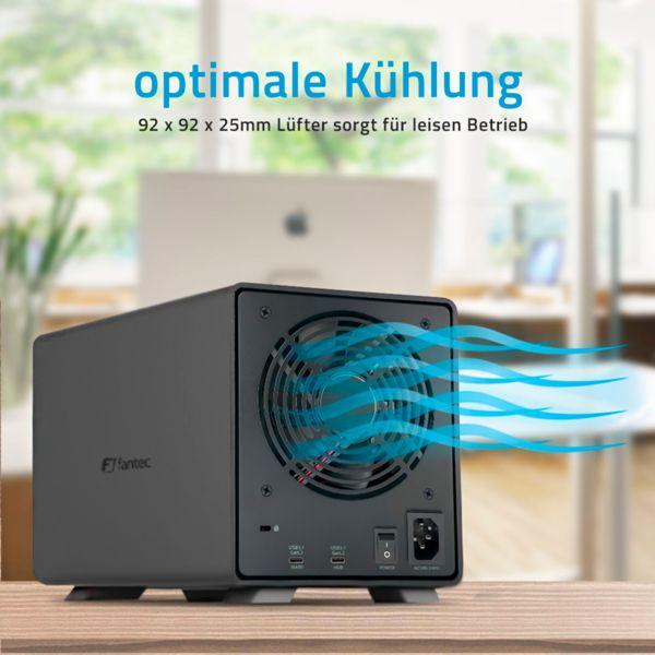 Produktbild Fantec MB-X5U31H 5x 3,5 Gehäuse (2.5", 3.5")