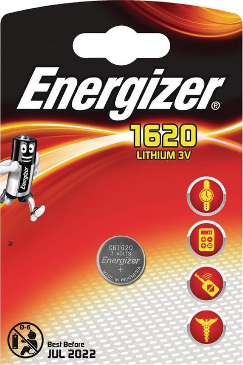 Immagine prodotto Energizer CR1620 Litio (1 pz., CR1620, 81 mAh)