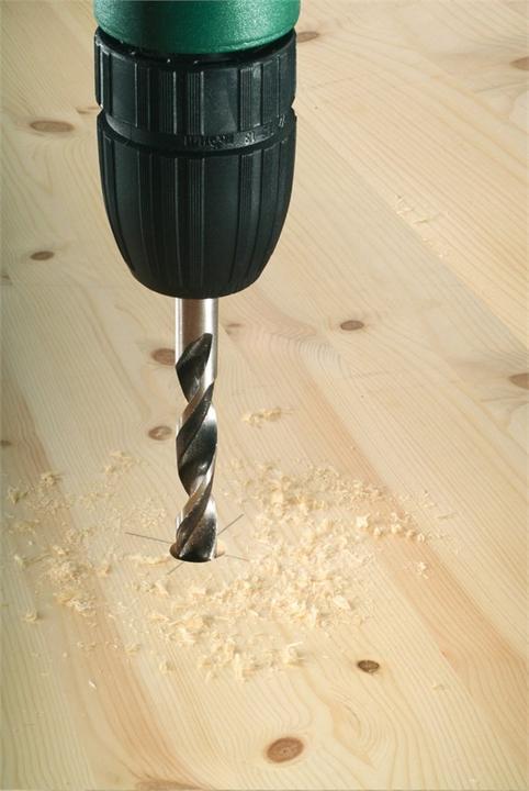 Produktbild Bosch Professional Zubehör PRO Wood Holzspiralbohrer-Set. 7-tlg. (4 mm, 3 mm, 5 mm, 6 mm, 7 mm, 8 mm, 10 mm)