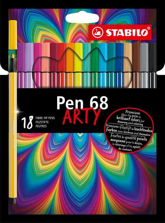 Image du produit STABILO Pen 68 Arty (Trié, 18 x)