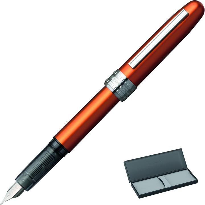 Platinum Plaisir fountain pen, orange (Orange)