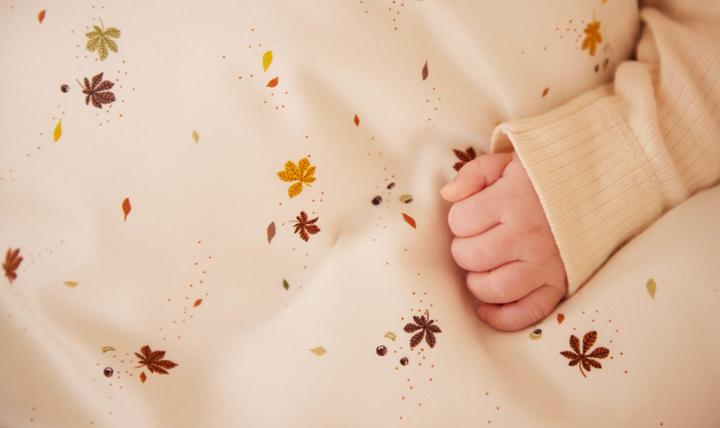 Actual product image Filibabba Baby bed linen GOTS - Chestnuts (70 x 100 cm, 40 x 45 cm)