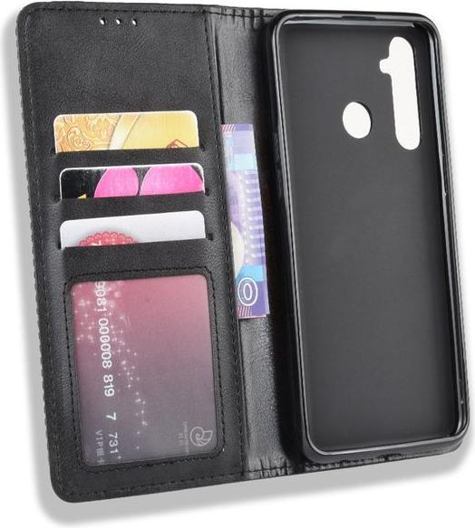 Produktbild MU Classic Retro Leder Bookcover Series (Realme 5 Pro)